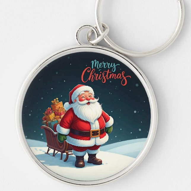 Chaveiro Feliz Natal (Frente)