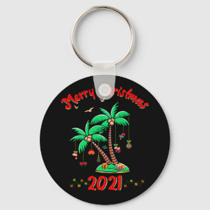Chaveiro Feliz Natal 2021, Palm Tree Ornament Tropical
