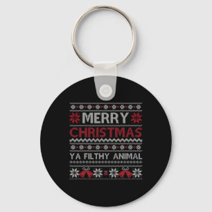 Chaveiro Feliz Natal Animal Imundo Seu Estilo Feio De Natal