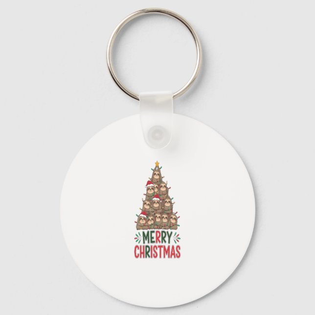 Chaveiro Feliz Natal Árvore da Lama (Frente)