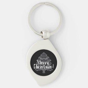 Chaveiro Feliz Natal, árvore de Natal Clássico