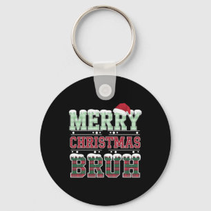 Chaveiro Feliz Natal Bruh Papais noeis Xmas Matando Co