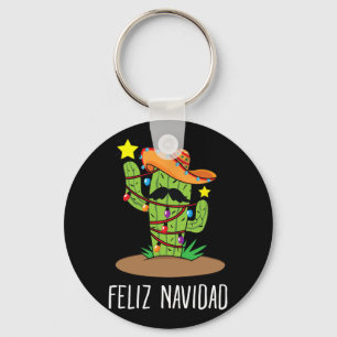 Chaveiro Feliz Natal Cactus - Árvore Mexicana De Natal Em J