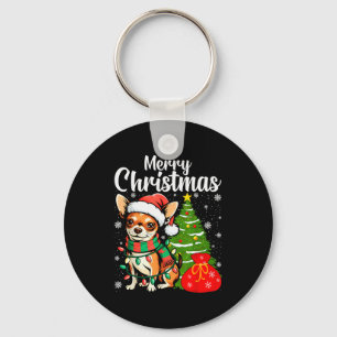 Chaveiro Feliz Natal Chihuahua 