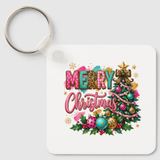 Chaveiro Feliz Natal Elegante