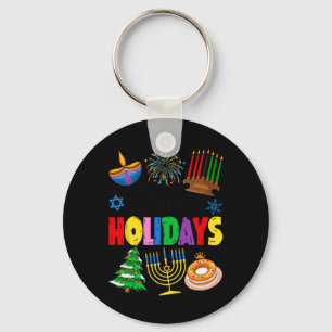 Chaveiro Feliz Natal Feliz Hanukkah Happ