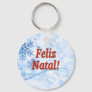 Chaveiro Feliz Natal! Feliz Natal em Português