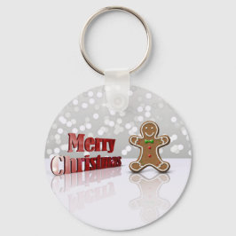 Chaveiro Feliz Natal Gingerbird Man