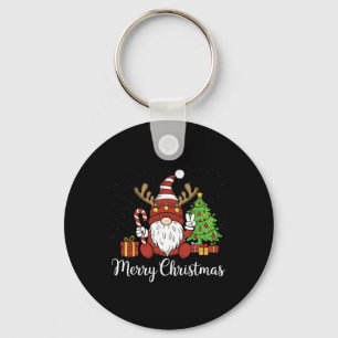 Chaveiro Feliz Natal Gnomos Que Correspondem À Família Paja