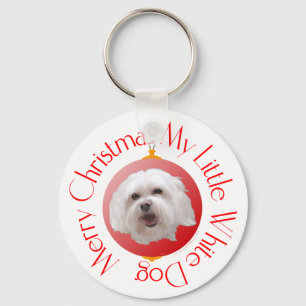 Chaveiro Feliz Natal Havanese