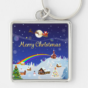 Chaveiro Feliz Natal na Lua Cheia