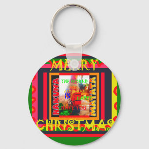 Chaveiro Feliz Natal O mundo à minha volta é feliz