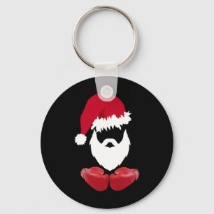 Chaveiro Feliz Natal Papai Noel Boxing Uni