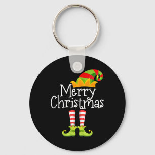 Chaveiro Feliz Natal Papais noeis Elf Squad Reindeer Engraç