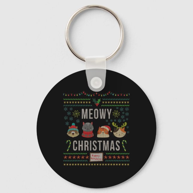 Chaveiro Feliz Natal Par De Natal Feliz (Frente)