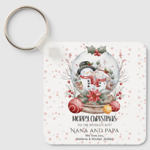 Chaveiro Feliz Natal Para os Melhores Avós do Mundo