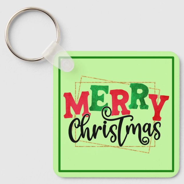 Chaveiro Feliz Natal - Quadro 80716 (Frente)