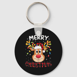 Chaveiro Feliz Natal Reindeer Família Homens Xmas Mulheres