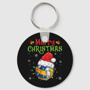 Chaveiro Feliz Natal Santa Hat Xmas Li