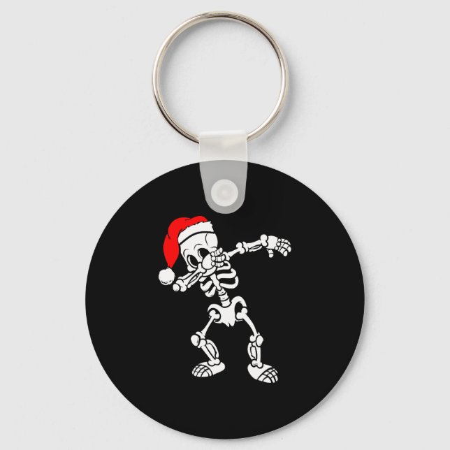 Chaveiro Feliz Natal Skeleton Sweater (Frente)
