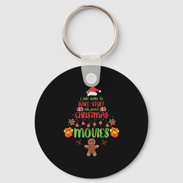 Chaveiro Feliz Natal, Só Quero Assar Coisas (Frente)