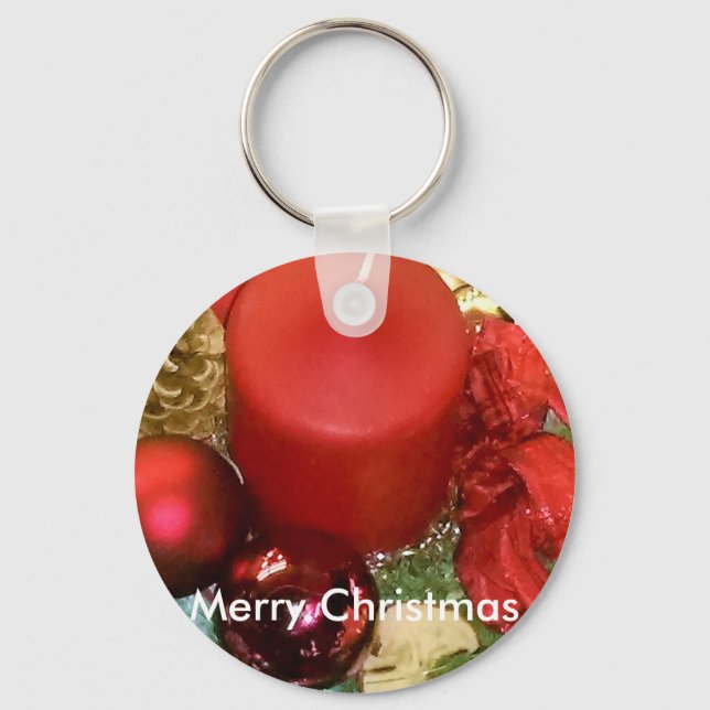 Chaveiro Feliz Natal Wreath (Frente)