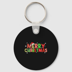 Chaveiro Feliz Natal Xadrez Árvore de Natal Chapéu do Papai