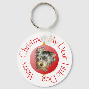 Chaveiro Feliz Natal Yorkshire Terrier
