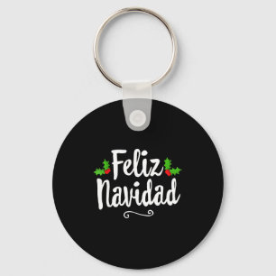 Chaveiro Feliz Navidad Vintage Retrô Natal Mexicano Espanho
