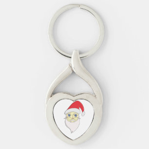 Chaveiro Feliz Papai noel de Natal