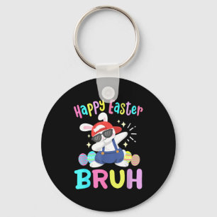 Chaveiro Feliz Páscoa Bruh Coelhinho Divertido Dabbing Bunn