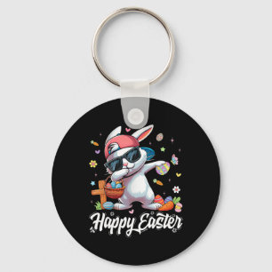 Chaveiro Feliz Páscoa Coelho Bunny Dabbing Divertido Dia de