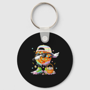 Chaveiro Feliz páscoa coelho da páscoa engraçado basquete h