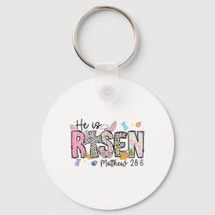 Chaveiro Feliz Páscoa Ele Ressuscitou Jesus Mateus 286 Mulh