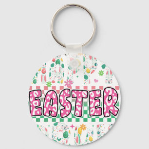 Chaveiro feliz páscoa véi, retrô, vintage