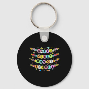 Chaveiro Feliz Primeiro Dia Da Bracelete Da Escola, Prepara