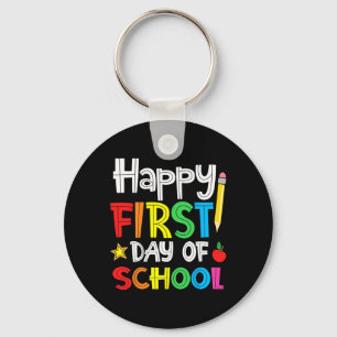 Chaveiro Feliz Primeiro Dia De Aula Bem-vindo De Volta à Es