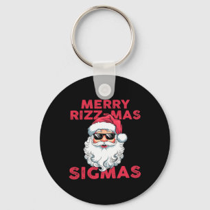 Chaveiro Feliz Rizz Mas Sigmas Engraçado Papai Noel Natal