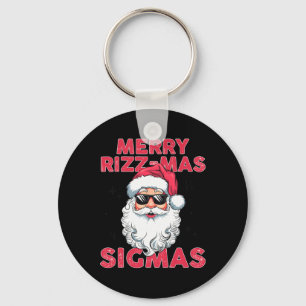 Chaveiro Feliz Rizz Mas Sigmas Engraçado Papai Noel Natal