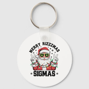 Chaveiro Feliz Rizz Mas Sigmas Engraçado Papai Noel Natal