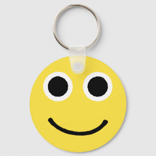 Chaveiro Feliz Rosto Amarelo Sorrindo Emoticon Emoji