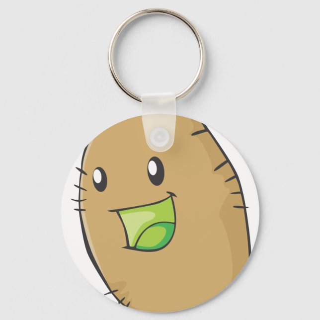 Chaveiro Feliz sorriso da Fruta Kiwi (Frente)