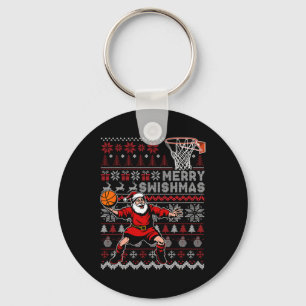 Chaveiro Feliz Swishmas Amante de Caveiras Natal Feio Xmas