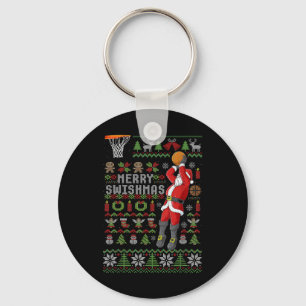 Chaveiro Feliz Swishmas Suéter Feio de Natal Esqueleto de N