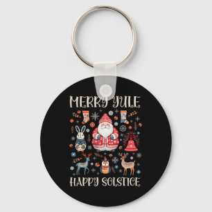 Chaveiro Feliz Yule Happy Solstecore Scandinávia