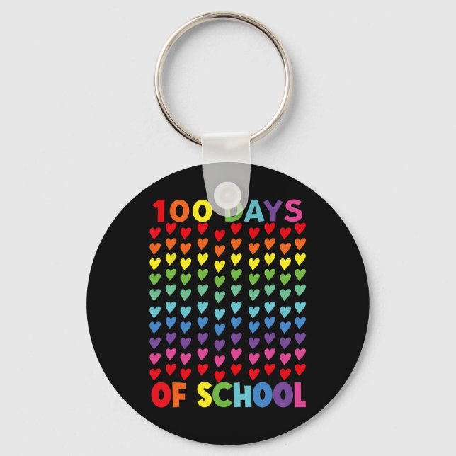 Chaveiro Felizes 100 Dias De Escola Alunos Professores Home (Frente)