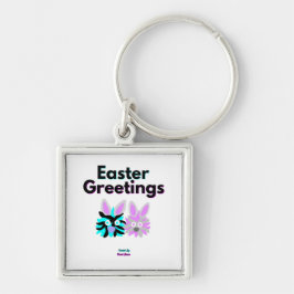 Chaveiro Felpudo Quadrado Premium