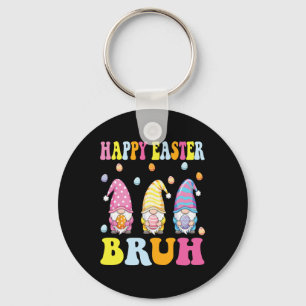 Chaveiro Felz pascoa Bruh Funny Gnomies Bunny Eggs Boys Ki