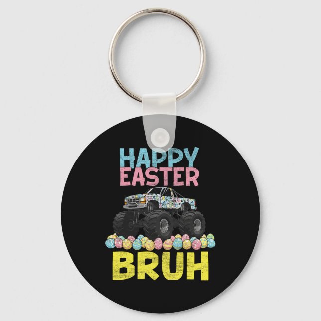 Chaveiro Felz pascoa Bruh Funny Monster Bunny Ovos B (Frente)