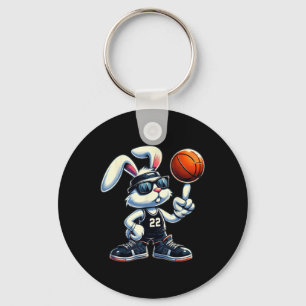 Chaveiro Felz pascoa Coelhinha De Basquete Meninos Amor Esp